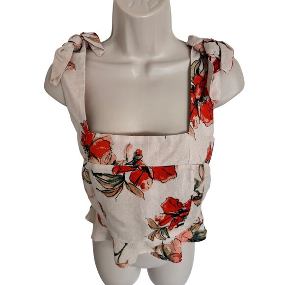 B O G Collective Bohemian Tank Size Medium Rayon Smocked Back NWT Band of Gypsie - Picture 12 of 14